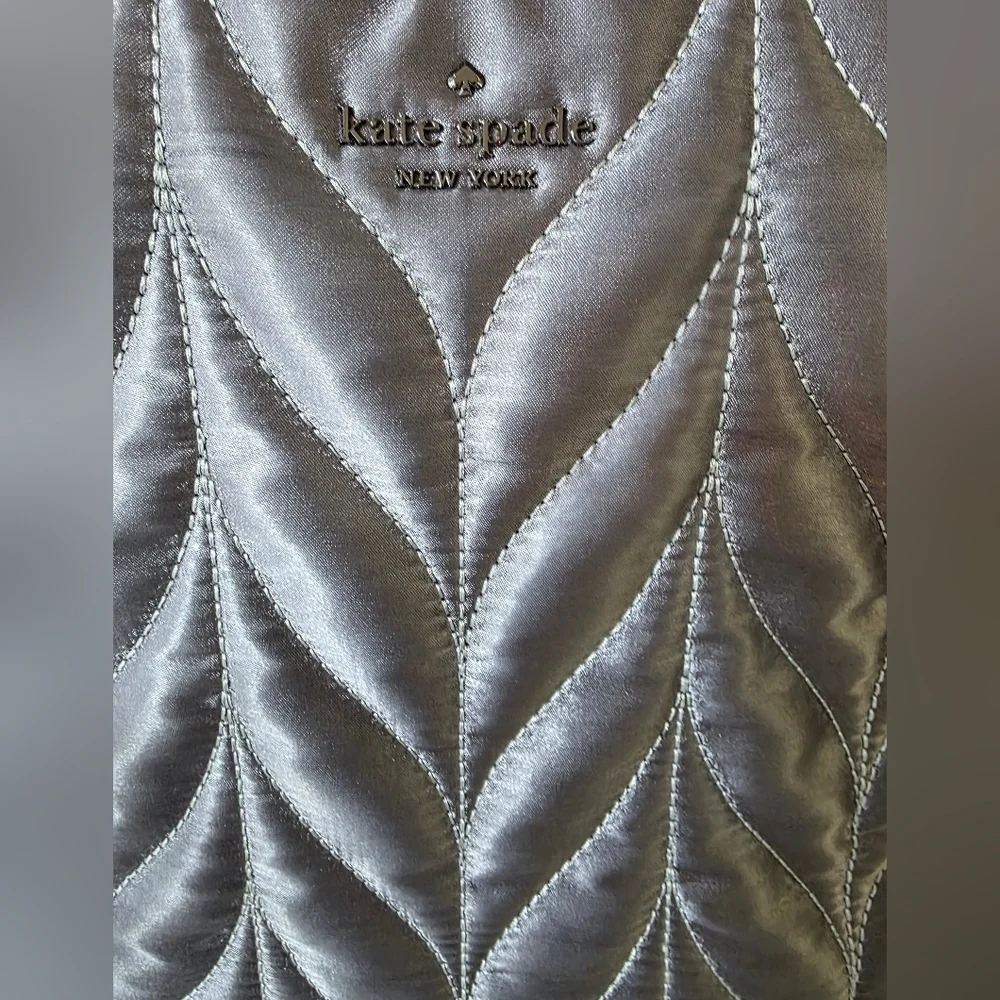 Kate Spade New York Ellie Small Quilted Tote/Crossbody In Silver